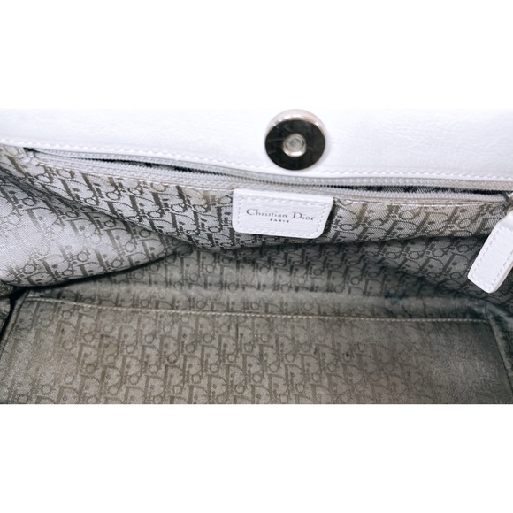 Dior White Leather Doctor Bag - Picture 9 of 14